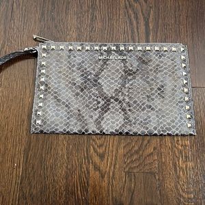 Michael Kors Studded Clutch / Wristlet